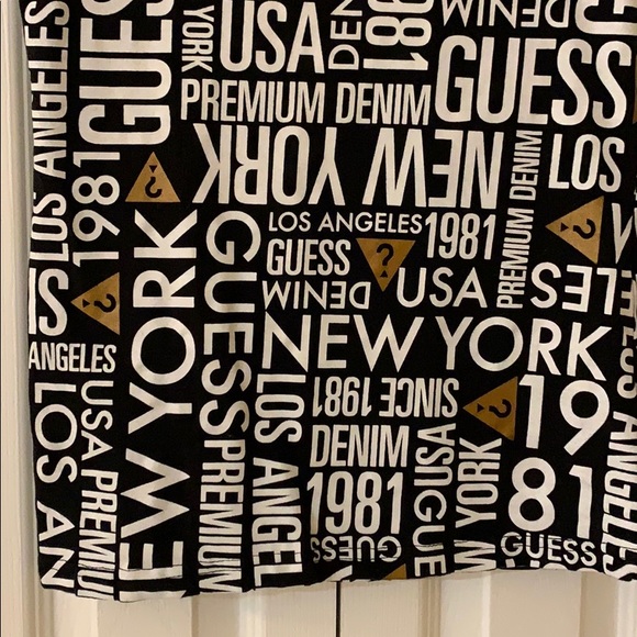 Guess New York Los Angeles Graphic Womens Top Size XS - Picture 9 of 12
